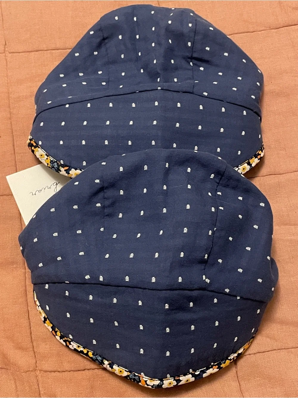 NWT briar baby blue bonnet with brim, 18-24 mos